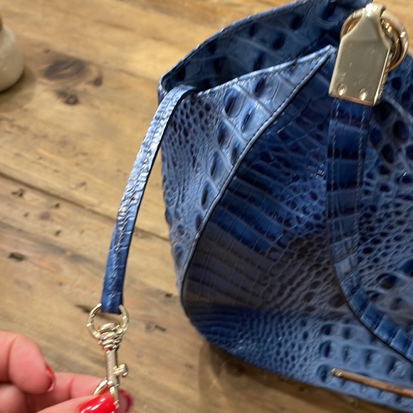 GORGEOUS Cobalt Blue Brahmin handbag - Picture 7 of 9